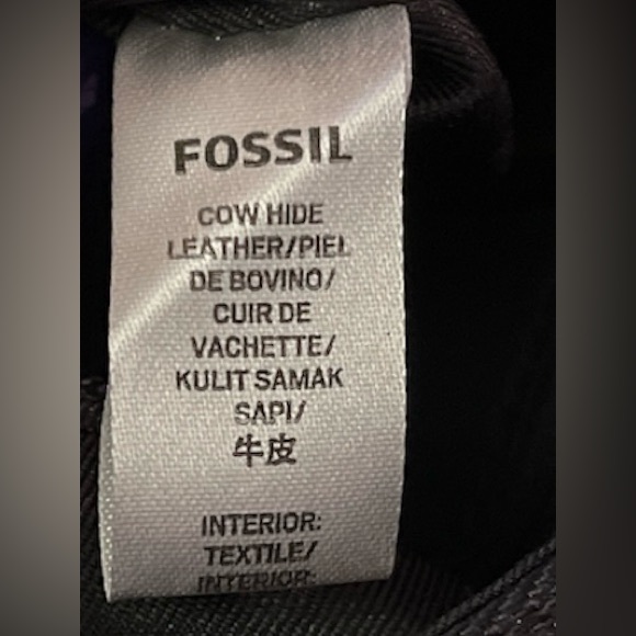 FOSSIL EMMA LEATHER CROSSBODY BAG - Picture 10 of 12